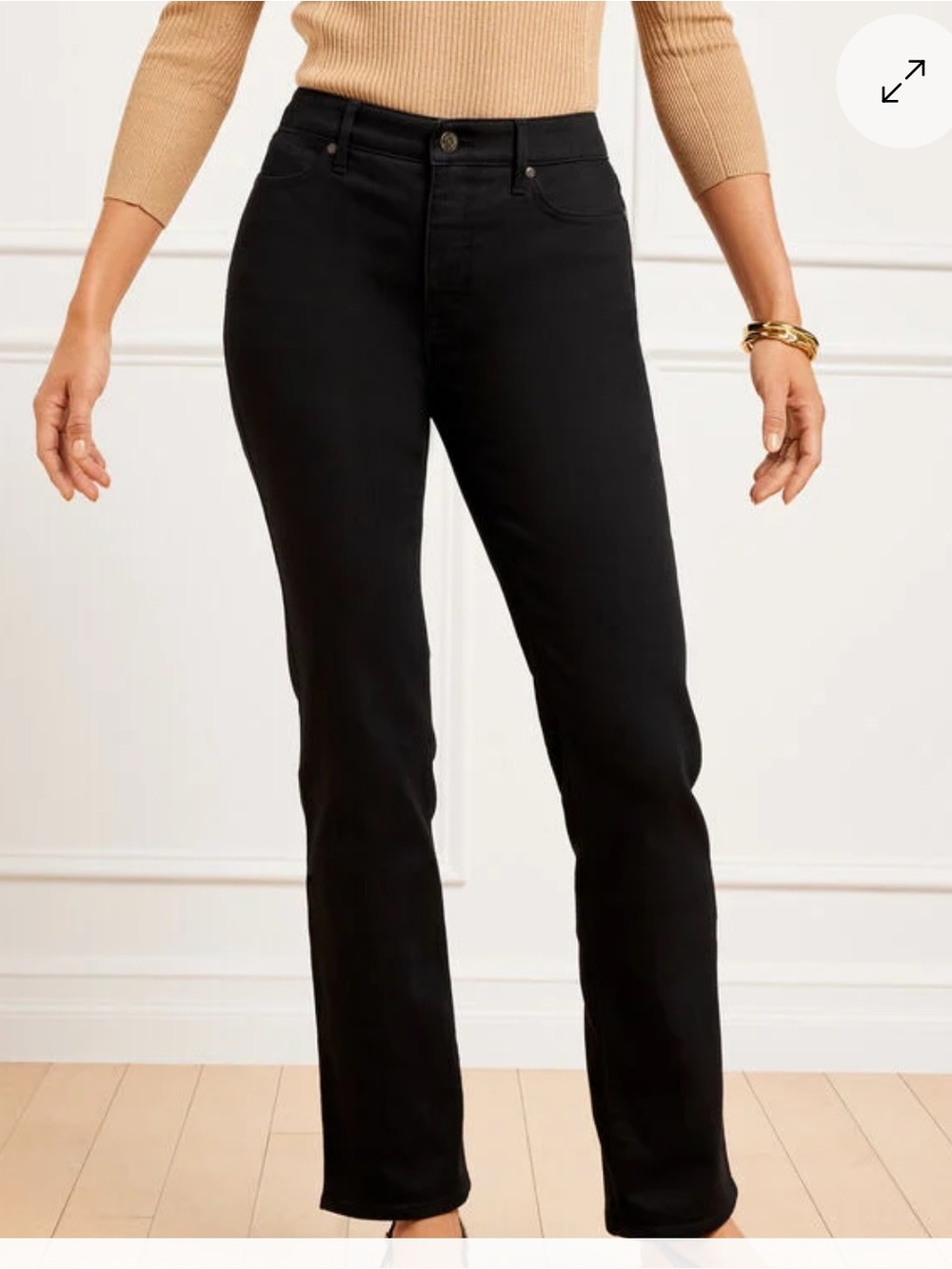 Talbots petites High rise barely bout in black. Worn about 7 times- still good